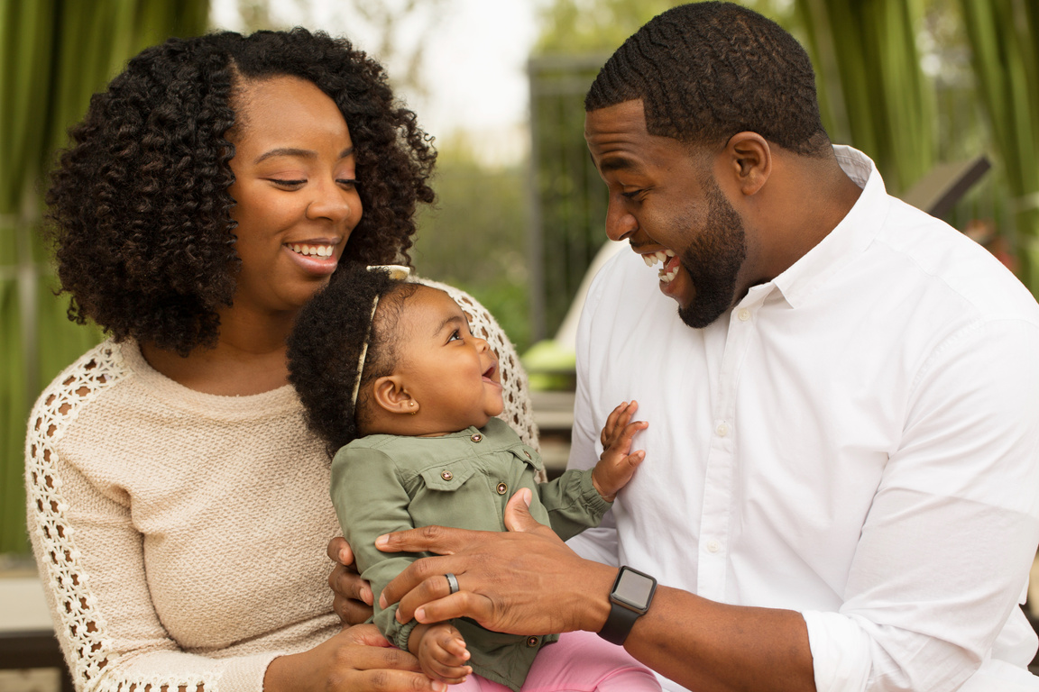 Family with Their Baby