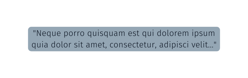 Neque porro quisquam est qui dolorem ipsum quia dolor sit amet consectetur adipisci velit